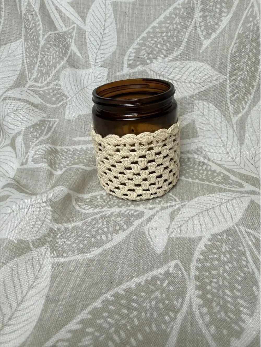 Vintage Hand Crocheted Egg Cozies Set of 6 Cream Cotton Egg Warmers Cottagecore